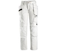 Snickers Femme peintreitpantalon de travail avec. Poches holster, EN 14404 Blanc 46