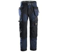 Snickers FlexiWork TravailitPantalon avec . Poches holster, EN 14404 Navy-Noir 46