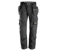 Snickers FlexiWork TravailitPantalon avec . Poches holster, EN 14404 Noir 196
