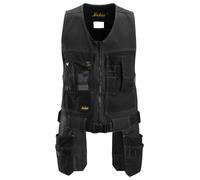 Snickers Gilet à outils en toile Noir XL