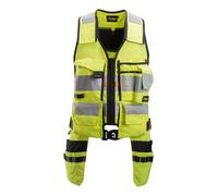 Snickers Gilet porte-outils AllroundWork Hi-Vis, classe 1, EN 20471 HV-jaune-noir S