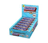 Snickers High Protein Crisp Bar (12x55g) - 20g de protéines par barre - Parfait après l’entraînement ou comme en-cas - Haute teneur en protéines - Faible en sucre - Saveur chocolat au lait