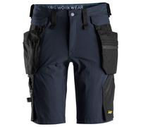 Snickers LiteWork Arbeitsshorts poches holster amovibles Navy-Noir 50