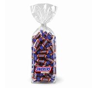 SNICKERS Minis - 630 g de bonbons individuels au chocolat | environ 60 mini-bouchées assorties pour Halloween, une fête d'école, un anniversaire ou une réception