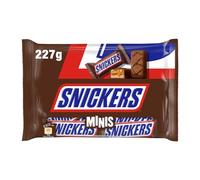SNICKERS - Minis barres chocolat au lait, cacahuètes et caramel - 12 minis barres - 227g