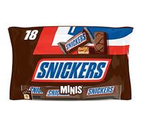Snickers Minis Barres Chocolatées aux Cacahuètes/Caramel 403 g - Lot de 4