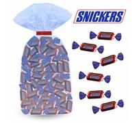 SNICKERS Minis | Sachet de 630 g de chocolat | Environ 60 bonbons au chocolat emballés individuellement | Prêt à Offrir pour Noël
