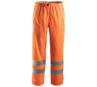 Snickers Pantalon de travail étanche Hi-Vis en PUits, Cl. 2, EN 20471, 343 Orange haute visibilité L