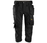 Snickers Pantalon pirate AllroundWork avec poches. Poches holster Noir 92