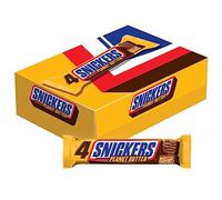 SNICKERS Peanut Butter Squared Sharing Size Chocolate Candy Bars 3.56-Ounce Bar 18-Count Box