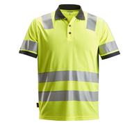Snickers Polo AllroundWork Hi-Vis, Cl. 2, EN 20471 Jaune haute visibilité XS