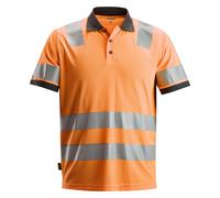 Snickers Polo AllroundWork Hi-Vis, Cl. 2, EN 20471 Orange haute visibilité M