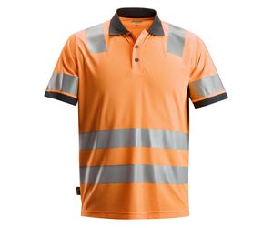 Snickers Polo AllroundWork Hi-Vis, Cl. 2, EN 20471 Orange haute visibilité XXL