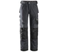Snickers Rip-Stop Arbeitshose, EN 14404 gris acier-noir 52
