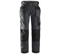 Snickers Rip-Stop pantalon de travailitshose m. Poches holster, EN 14404 gris acier-noir 92