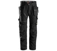 Snickers RuffWork Pantalon de travail en cotonitavec ceinture. Poches holster, EN 14404 Noir 54