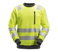 Snickers Sweat-shirt AllroundWork Hi-Vis, Cl. 2/3, EN 20471 Jaune haute visibilité XS
