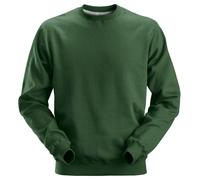 Snickers Sweat-shirt classique en coton vert forêt XS