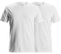 Snickers T-shirts de travail (2 pièces) blanc M