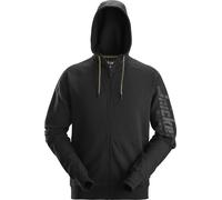 Snickers Travailitsweat à capuche Logo mit fermeture éclairrschluss Noir XL