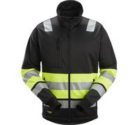 Snickers Veste de sécurité High-Vis, fermeture éclairrsit Veste de travail, cl. 1 Noir/jaune High-Vis 3XL