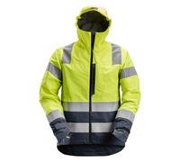 Snickers Veste de travail AllroundWork Hi-Visit, Cl. 3, EN 20471, 343 HV-Jaune-Navy XL