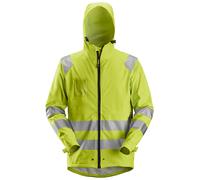 Snickers Veste de travail imperméable PU Hi-Visit, Cl. 3, EN 20471, 343 Jaune Haute Visibilité XS