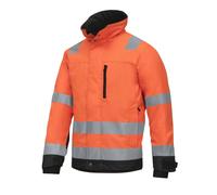 Snickers Veste de travail isolante AllroundWork Hi-Vis 37.5®it, Cl. 3, EN 20471 HV-orange-gris acier S