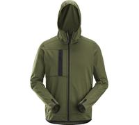 Snickers Veste polaire AllroundWork, Veste polaire à capuche avecit Fermeture éclairrsKaki/Vert XXL