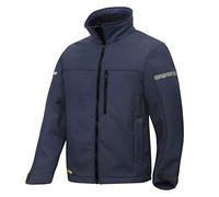 SNICKERS Veste Softshell AllroundWork Marine et Noire Taille M | Protection et Confort pour les Professionnels | Durable et Résistante aux Intempéries