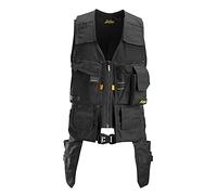 Snickers Workwear 4250 Gilet porte-outils AllroundWork T.XS, unisexe pour adulte, Noir, Taille Unique