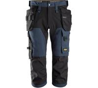 Snickers Workwear 6178, Pantalon pirate stretch 4 directions avecit Holstert. 6178 100