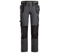Snickers Workwear AllroundWork 6271 Pantalon extensible avec poches holster, Noir , 32W / 30L