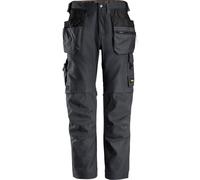 Snickers Workwear AllroundWork Canvas+ Stretchitshose mit Poches holster gris acier 256