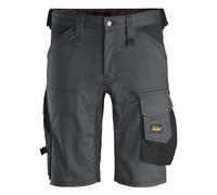 Snickers Workwear AllroundWork Short élastique Gris Acier-Noir Taille 54, Non appliqué