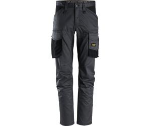 Snickers Workwear AllroundWork Stretchitpantalon sans genouillère gris acier/noir 104