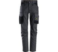 Snickers Workwear AllroundWork Stretchitpantalon sans genouillère gris acier/noir 208