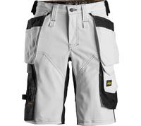 Snickers Workwear Femme AllroundWork Stretch Shorts HP Blanc/Noir 36