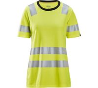 Snickers Workwear Femme T-shirt classique haute visibilité Classe 2 Haute visibilité Jaune XL
