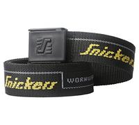 Ceinture Snickers noire taille unique, longueur 110 cm