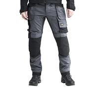 Snickers Workwear No Aplica Combinaisons d'utilits Professionnelle, Gris Acier/Noir, 44 Homme S-XL