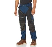 Snickers Workwear Pantalon de travail en toile à volants pour homme avec poches holster, bleu marine/noir, 86,4 x 81,3 cm (l x L)