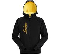 Snickers Workwear Sudadera Capucha Con Cremallera Completa Y Logotipo Negra Talla XXL Sweat à Capuche zippé Complet avec Logo Noir Taille, Non Applicable, Disponible Mixte