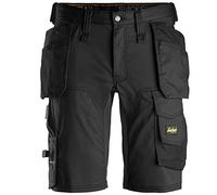 Short de travail extensible AW Snickers, noir, taille 46
