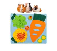 Sniff Tapis pour lapins, tapis pour cochons d'Inde - Tapis d'alimentation de lapin Stimulation de la polaire Polaire Mangeoire de foin | Puzzle d'alimentation lente Toy Interactive Treat dis