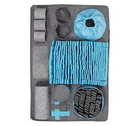 Sniffing Mat - Polar Fleece Interactive Feed Puzzle For Boredom | 25.98 Inches Interactive & Fun Feeding Puzzle | Sensory Pad Toy For Entertainment Large Breeds Cats Play Indoor Home Forage Boredom
