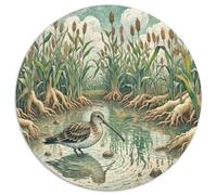 Sniper commun 1000 Pièces Casse-tête Oiseau Puzzle Circulaire pour Adultes Et Enfants Classiques l'art De La Décoration Moderne Qualité Supérieure 1000pcs (67.5x67.5cm)