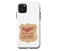 Sniper Scope Life Le Meilleur One Shot Coque pour iPhone 11 Pro Max