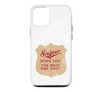 Sniper Scope Life Le Meilleur One Shot Coque pour iPhone 12/12 Pro