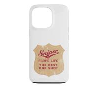 Sniper Scope Life Le Meilleur One Shot Coque pour iPhone 13 Pro